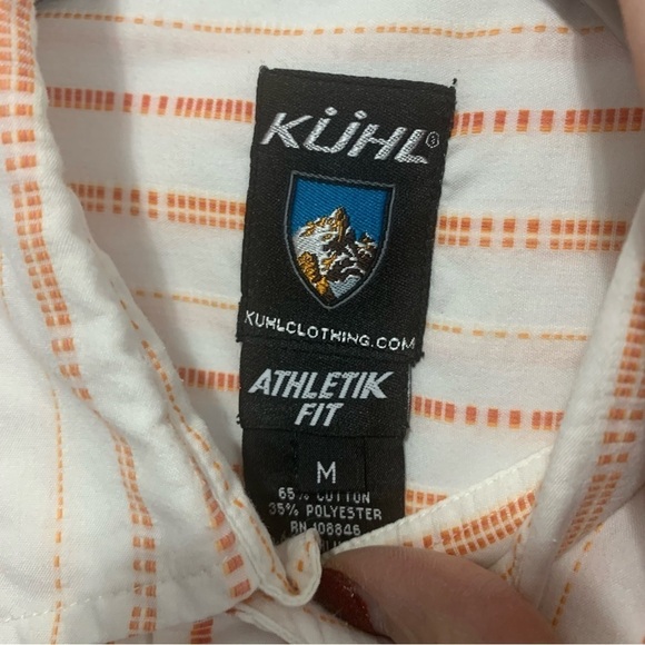 Kuhl Athletik Fit Button Up Long Sleeves Striped Shirt - Picture 2 of 8